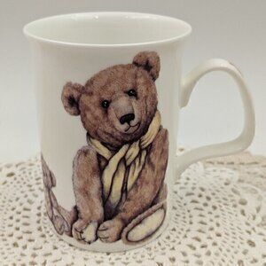 Vintage Roy Kirkham Fine Bone China 12 oz. Lost Teddy Bear Mug
